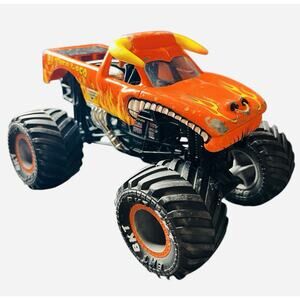 Monster Jam El Toro Loco Monster Truck Orange - Rare BKT Tires LARGE TRUCK‎